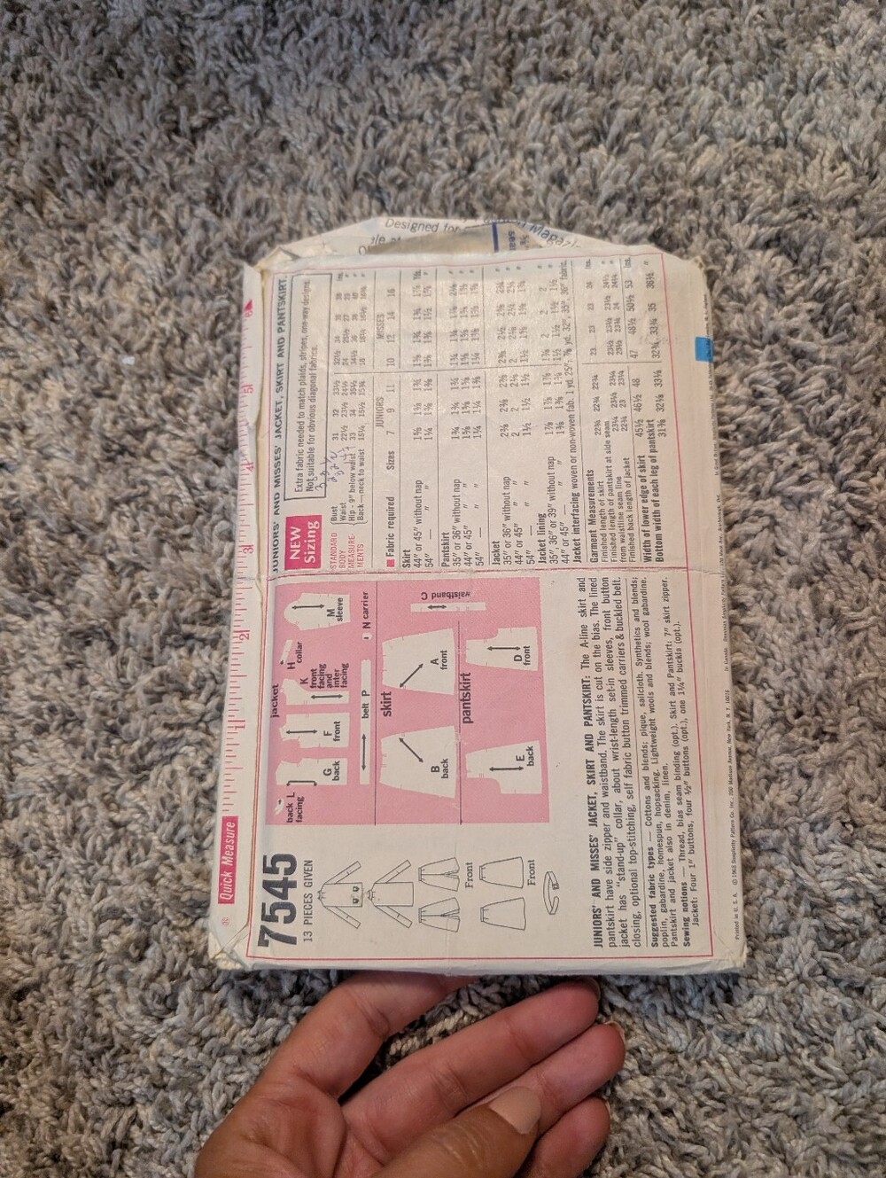 Vintage Simplicity Pattern - Picture 2 of 3